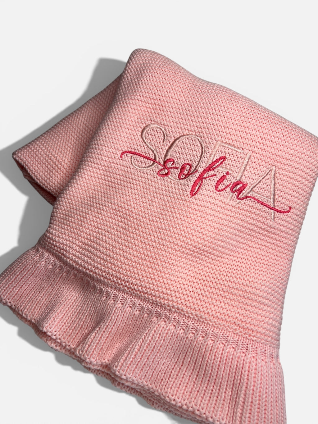Personalized Raffle Blanket (Duo Embroidery)